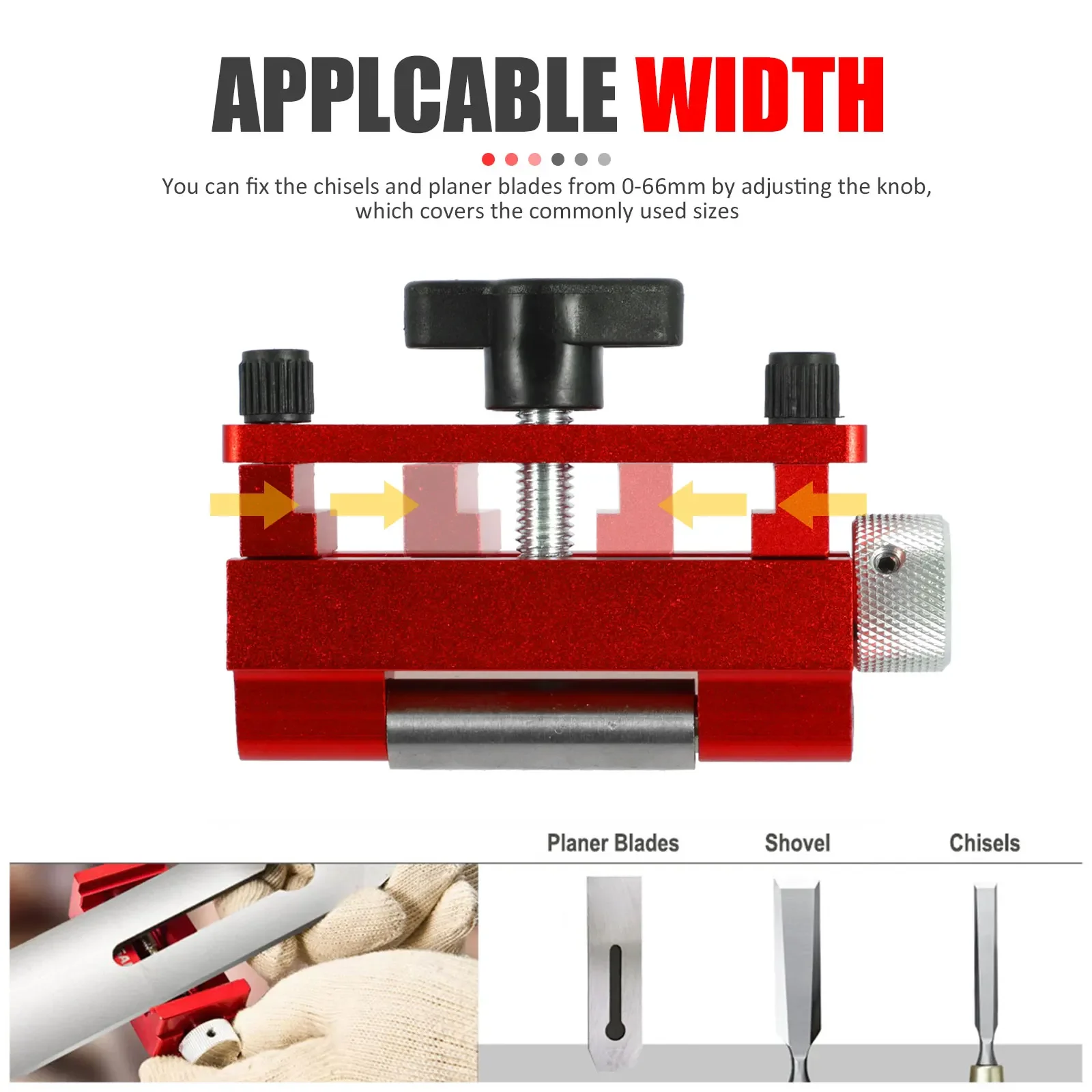 Adjustable Honing Sharpening Tool Honing Guide Jig Fixed Angle Wear Resistant Blade Sharpening Guide for Sharpening Blade Chisel