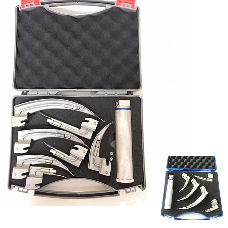 Surgical Equipment LED Bulb Reusable Laryngoscope Blade Anesthesia Laryngoscope Price for Clear Airway Visualization