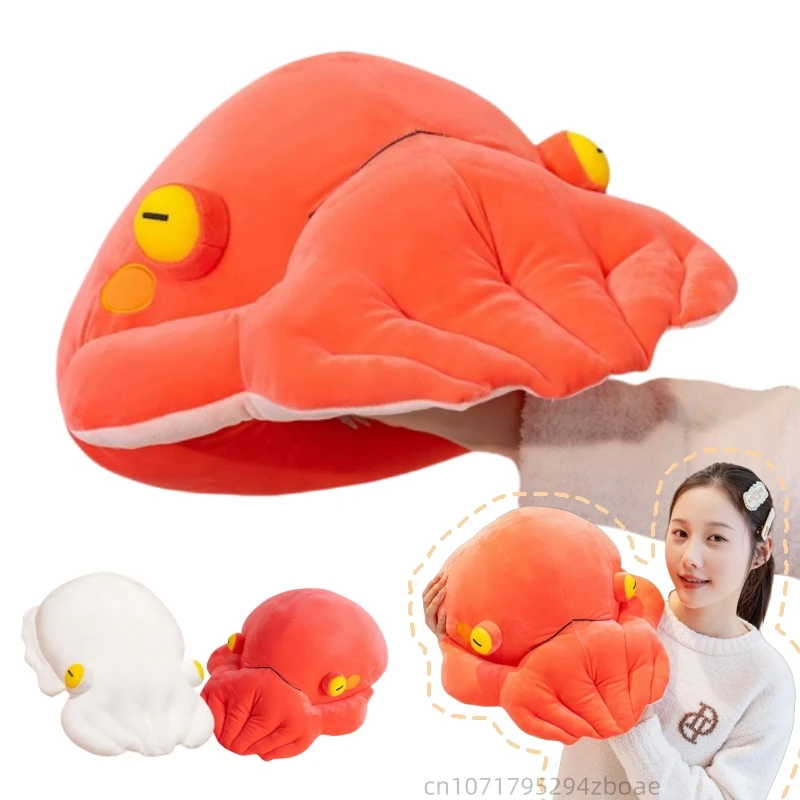 

High Quality Cute Octopus Plush Doll Pillow Cartoon Red White Super Soft Octopus Sea Creature Plush Toy Home Decor Comfort Gift