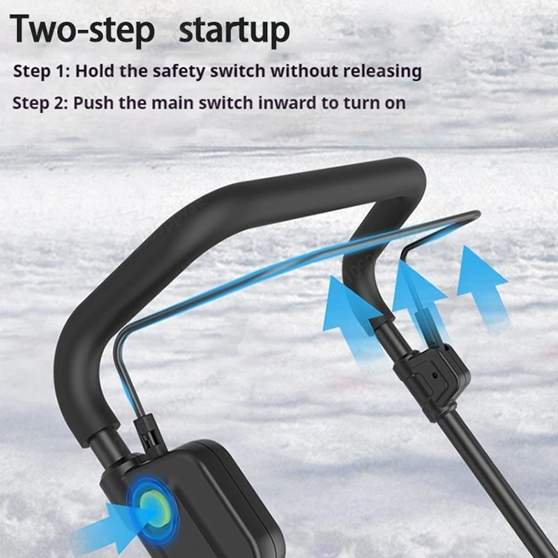 Wireless Electric Snow Blower For Residential And Commercial Use Ideal For Schools Properties And Home Driveways Clears Snow