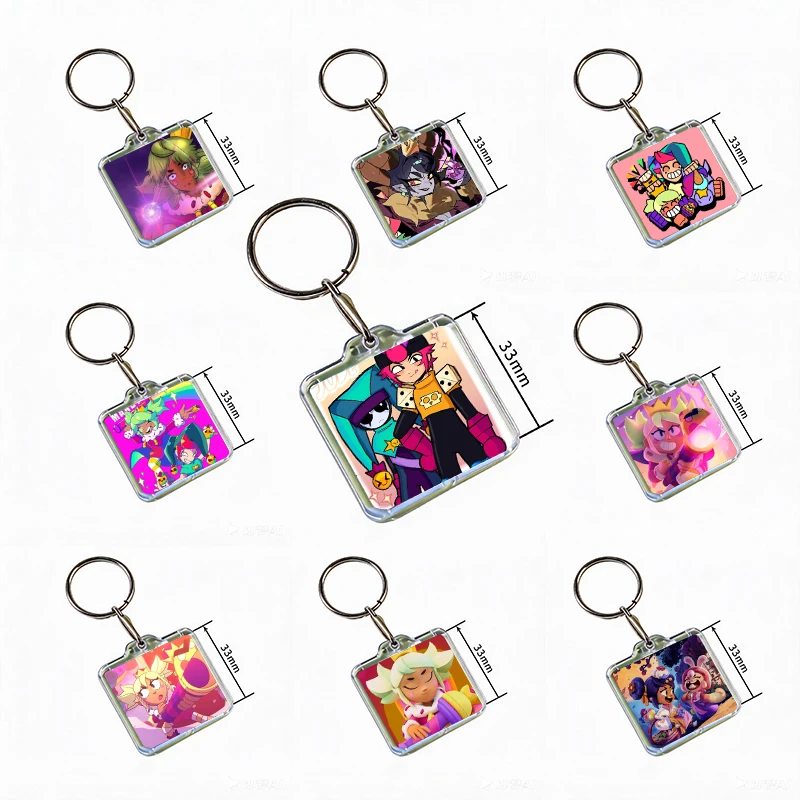 GAME M-ManChester Acrylic Keychain Handmade Hanging Ornaments for Clothes Backpack Decoration Accessories Gifts with Friends