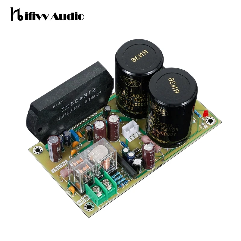 Mono 80W High-Power Amplifier Finished Board use Classic STK4042II Module for Hifi Home Audio Amp DIY