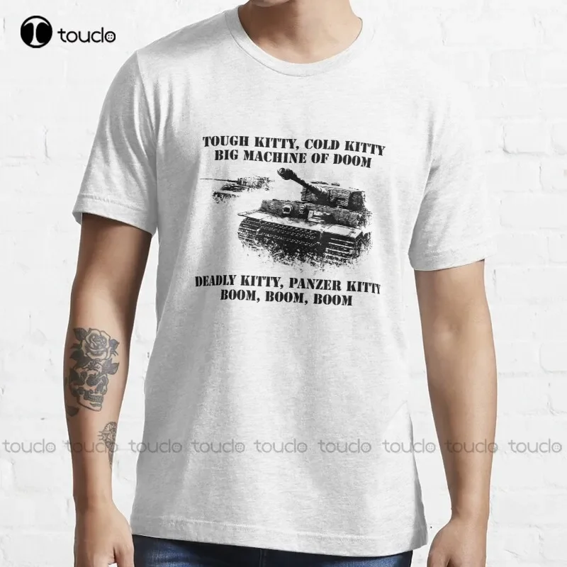 Neues Tiger Tank Lullaby T-Shirt Herrenhemden S-5XL weiße Unterhemden Herren Unisex