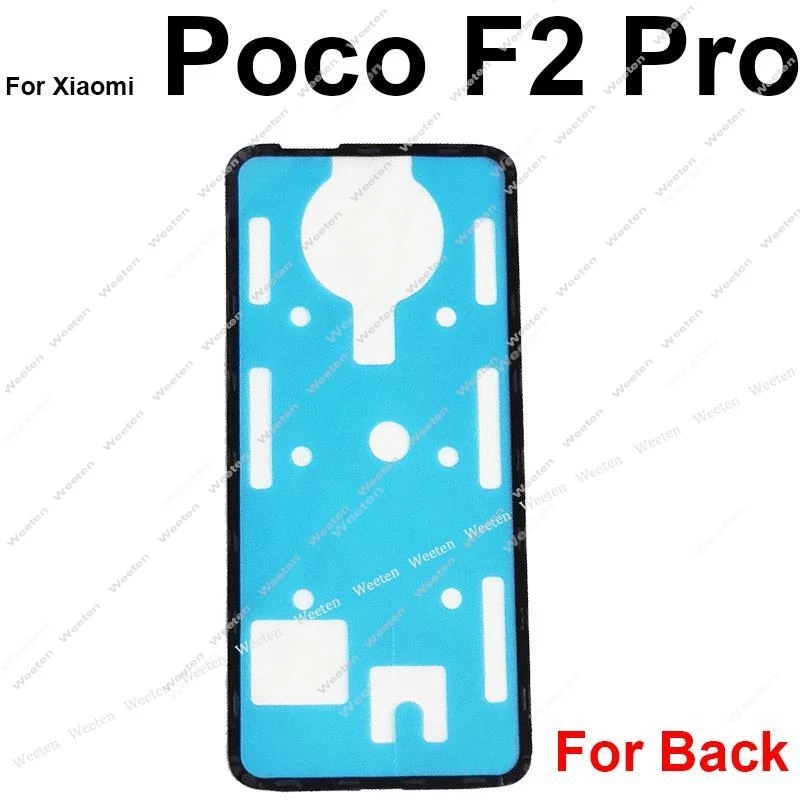 Rear Battery Housing Door Cover Adhesive Glue For Xiaomi Poco X2 X3 X3Pro X3 NFC F2 M4 Pro F3 X4 GT Back Camera Lens Sticker