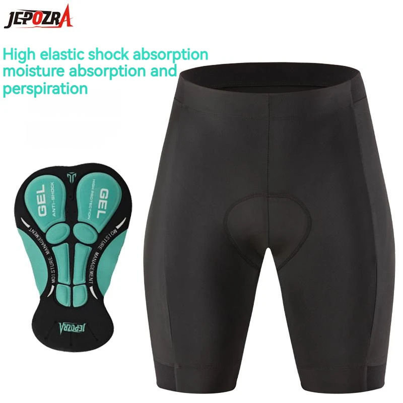 JEPOZRA-Breathable Cycling Shorts for Men, Shockproof Bicycle Underpant, MTB Road Bike Underwear, Gel Pad