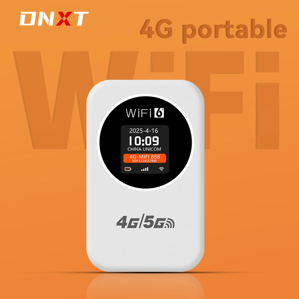 DNXT M32 4G Portable MiFi Wireless Mobile Router with  SIM Card Compatible Universal Network Support Works with EU/AS/AF Regions