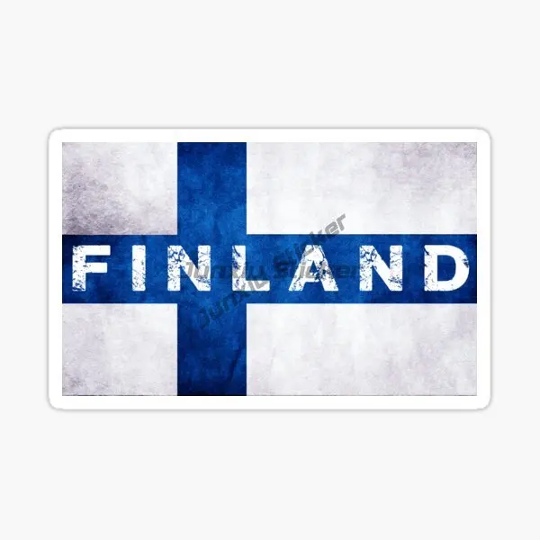

Finland FIN Flag Car Stickers for Van Bicycle Motorcycle Off-road Helmet Bumper Fridge Decal Accessories