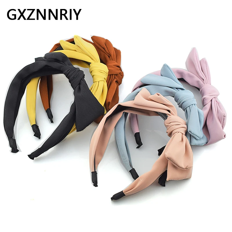 Fashion Bow Hairband for Women Knot Headband Girls Hair Accessories Lady Hairbands Trendy Korean Style Woman Headbands Gifts