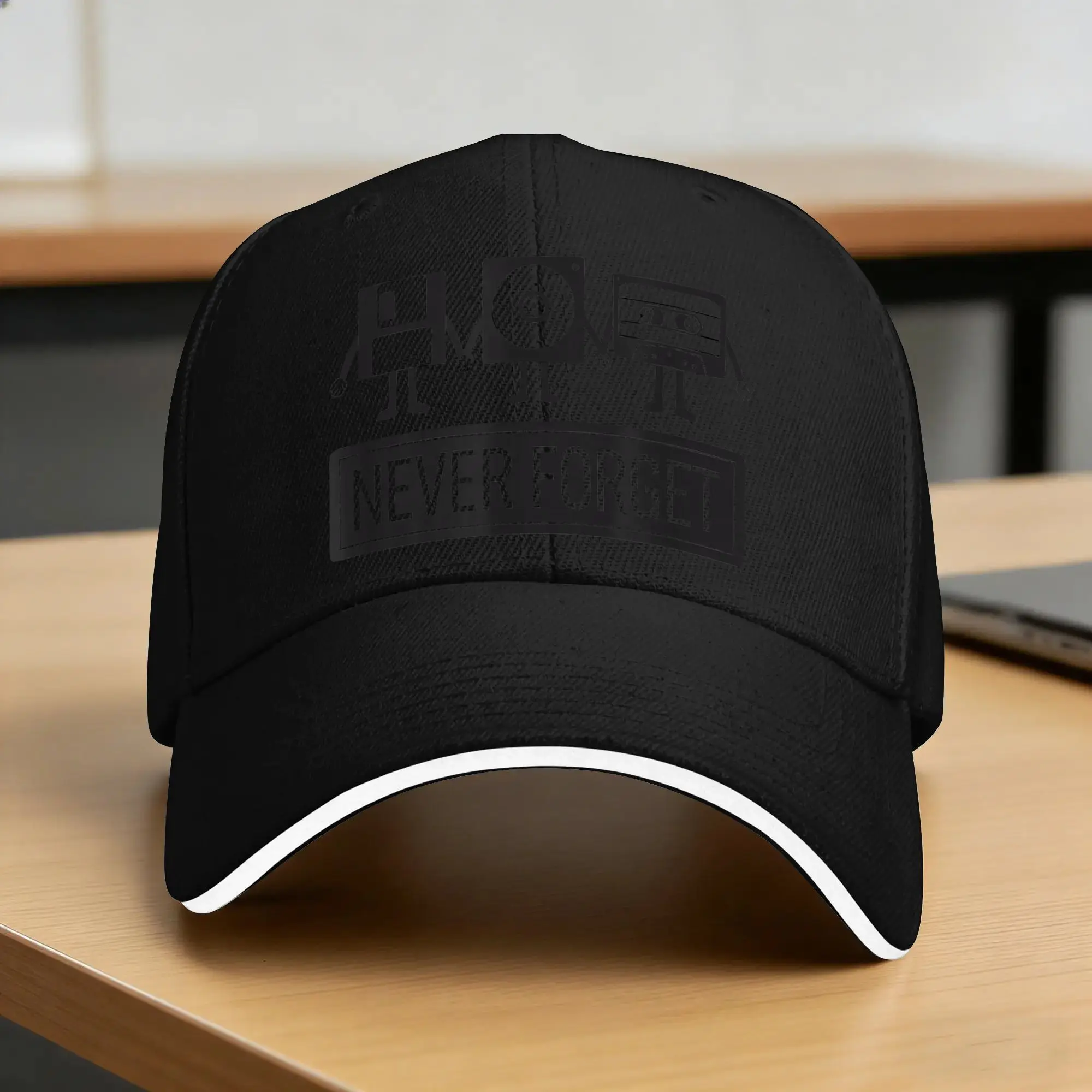 Summer Casual Baseball Cap Never Forget Audio Cassette  Kpop Rock Hip Hop Hats For Female Male Wholesale  Classic Snapback Cap