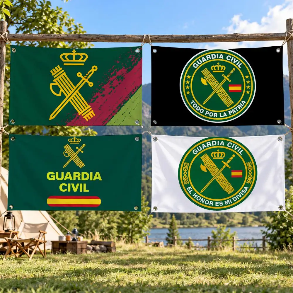 Guardia Civil Nation Collect Flags Soft Skin-friendly Durable Tapestry Outdoor Party Home Living Room Bedroom Decoration