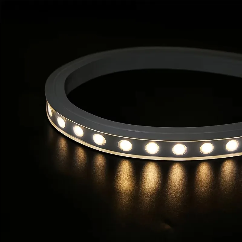 5 Meters Flexible Waterproof IP66 DC24V Static White Led Neon Decorative Landscape Wall Washer Light Outdoor CRI90 Dimmable