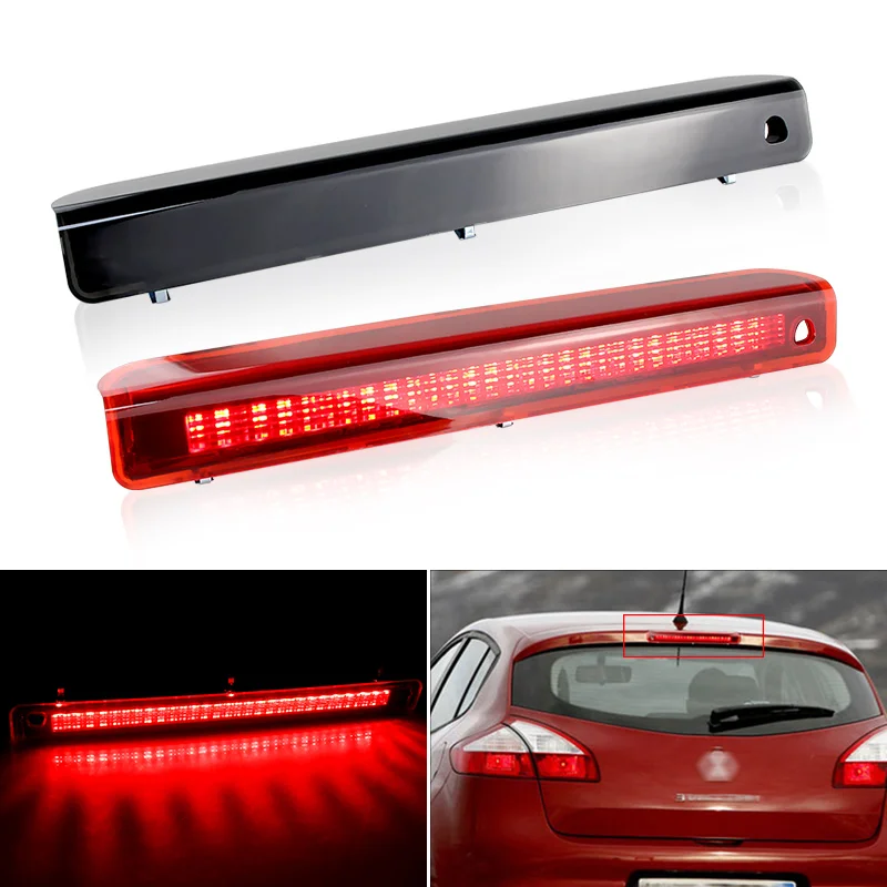 led Car Tail Light High Mount 3rd Rear Third Brake Light Stop Lamp For Renault Megane MK3 Hatchback 2008-2016 ，OEM 265900006R