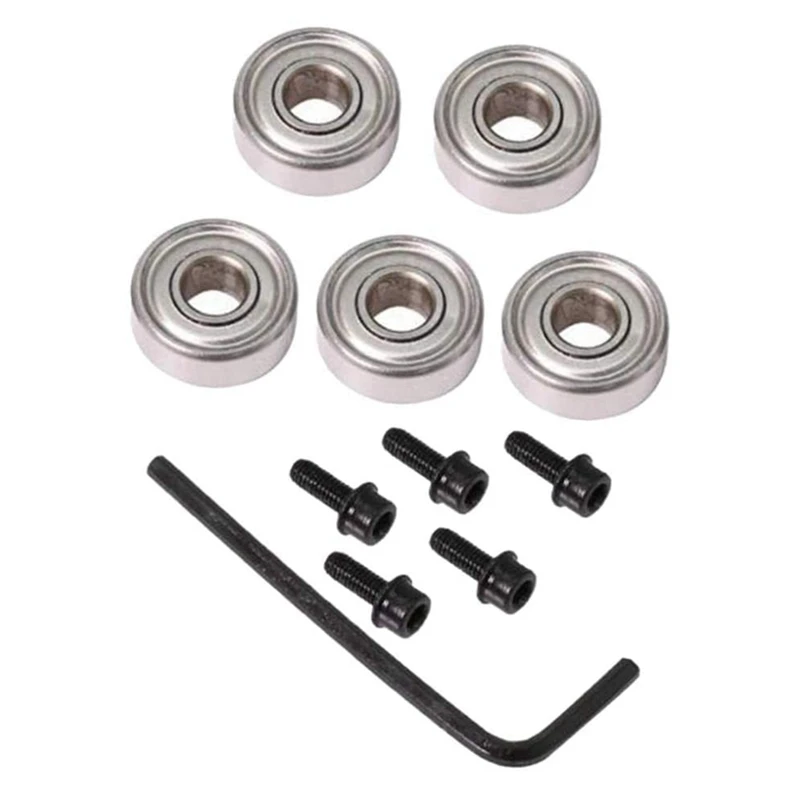 Kit de acessórios de rolamento de esferas interno 4.76mm exterior 12.7mm conjunto de rolamentos de cabeça de cortador de bits de roteador de rolamento quente