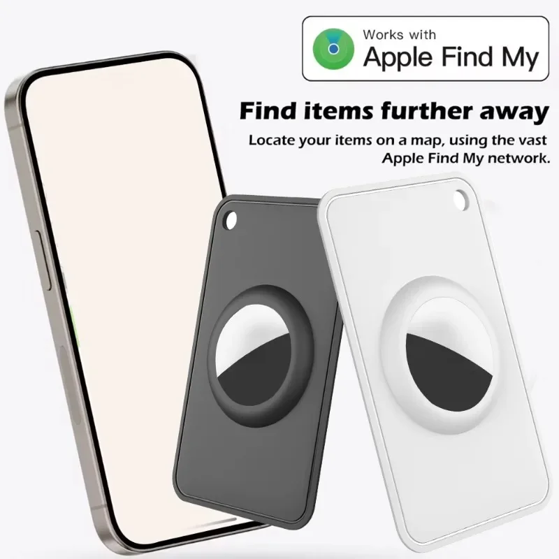 Flexible Card Case for Apple AirTag Anti-slip Protective Holder Bag Ultra Thin Anti-Scratch Card Tracker Case Cover for Air Tag