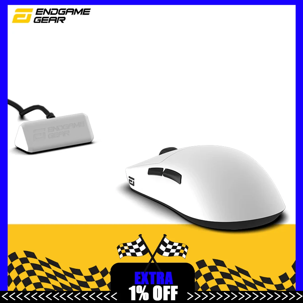 

Endgame Gear OP1w 4K V2 Mouse Dual Mode Wireless Mouse Paw3950 4000Hz Polling Rate Lightweight Gaming Mice PC Accessories