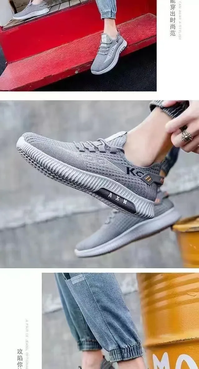2026 Weichsohlige Frühlings- und Herbst-Stoffschuhe Atmungsaktive Mesh-Schuhe Rutschfeste Verschleißfeste Lässige Niedrige Schuhe Arbeitsschuhe – Detail 2