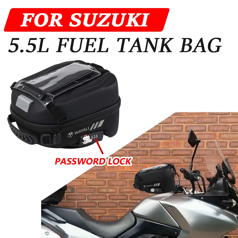 

Motorcycle Accessories Fuel Tank Bag Backpack Tanklock Bags For SUZUKI GSF600 N GSF1200 S Bandit GSX-R 750 GSXR 600 TL 1000 R