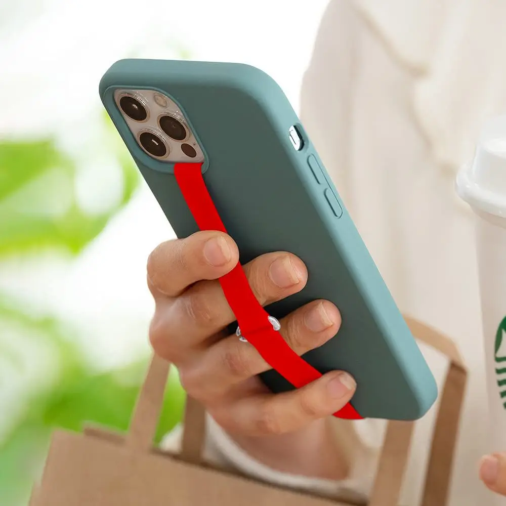 

Эластичные веревки, силиконовый браслет, ручка, кольцо на палец для iPhone