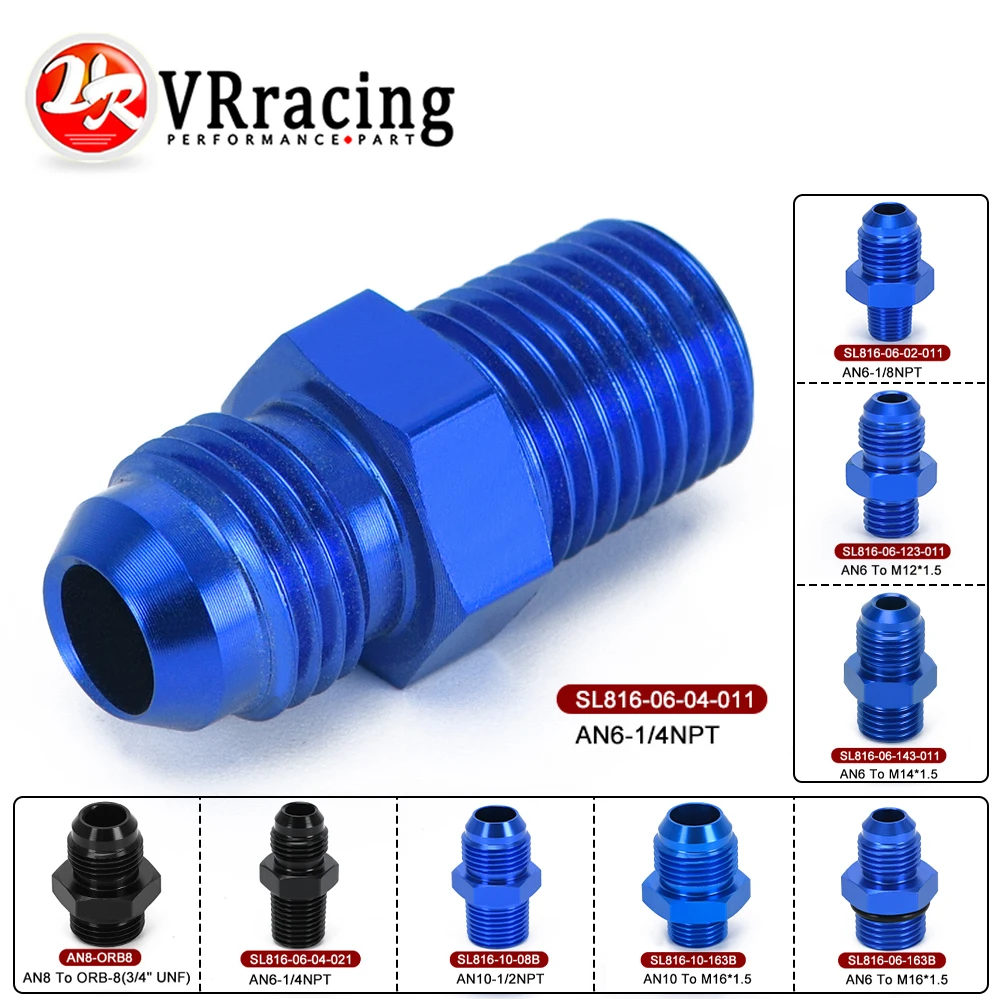 

Мужской AN6 AN8 AN10 до 1/2 NPT 1/4 NPT 3/8NPT M10 * 1,5 M14 * 1,5 прямой адаптер, фитинг для шланга, штуцер для масляного радиатора