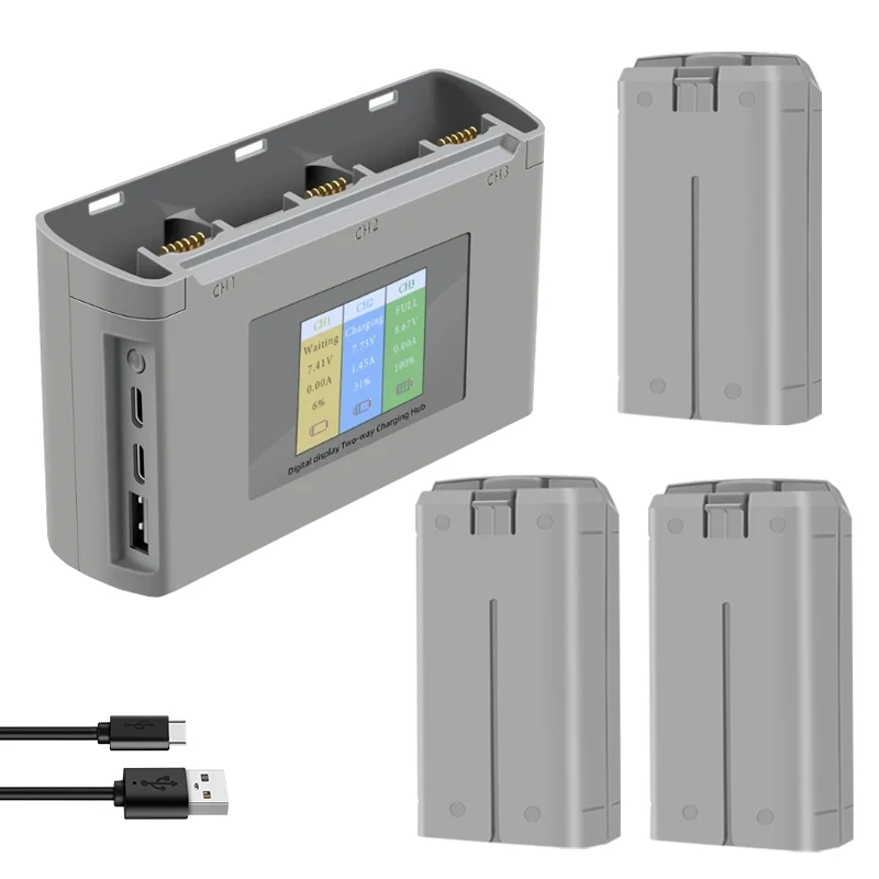 Oplaadbare batterijen of oplader voor MINI 2SE 4K SE dronebatterij 2400mAh intelligente vluchtbatterij accessoires voor DJI MINI 2