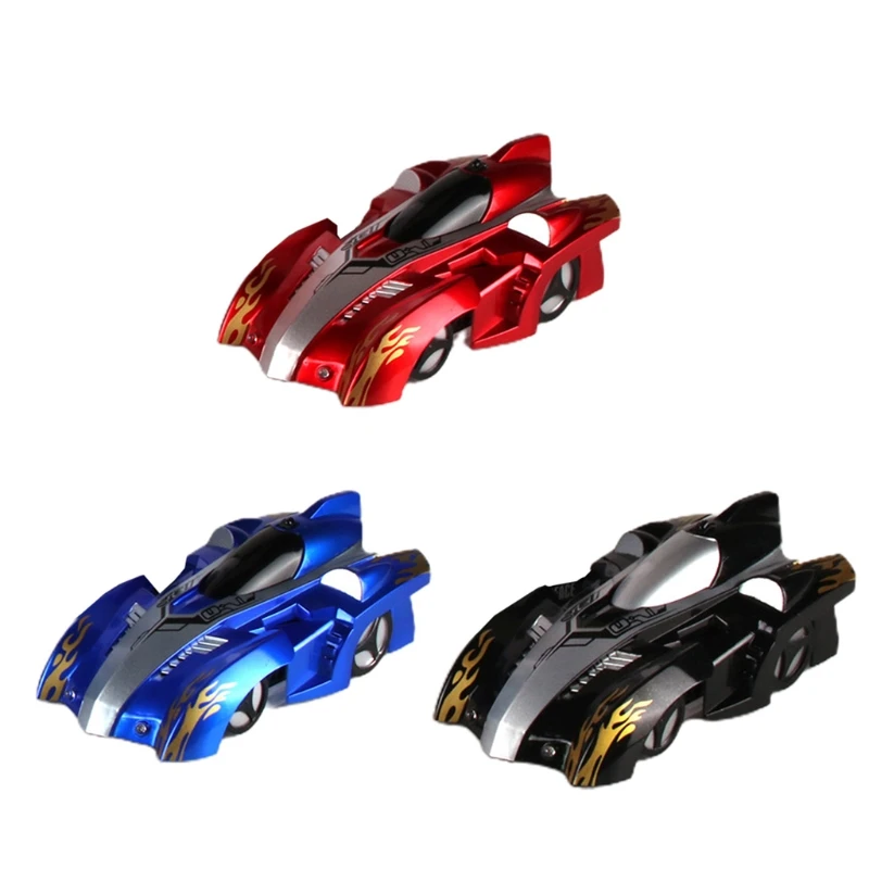 Kids Boys Wall Climbing Remote Control Toy Car Rechargeable 360° Rotation Led Lights Gift for 4 5 6 7 8 9 10 11 12 Years Old