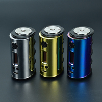 wolfcoolvape Electronic Cigarette Vape Pen 75W Box Mod OLED Digital Screen Smoke Vapor mod fit 18650 battery (without battery)