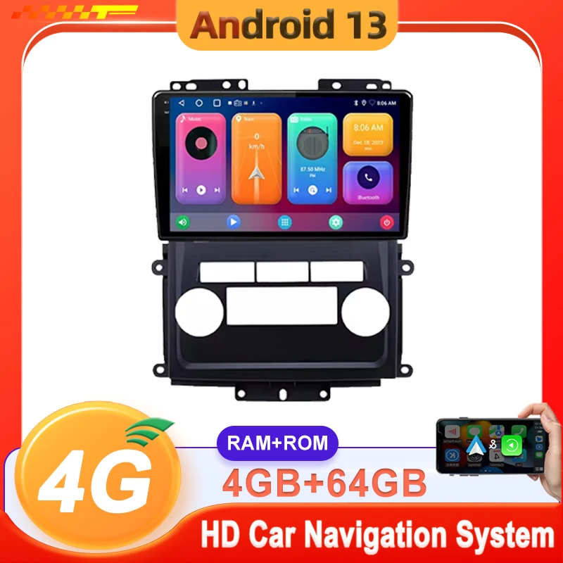 9 inch Android 13 Car player Auto Car Radio For nissan Frontier Xterra 2009 - 2012 Multimedia Player Auto Radio Dash Cam 5G wifi