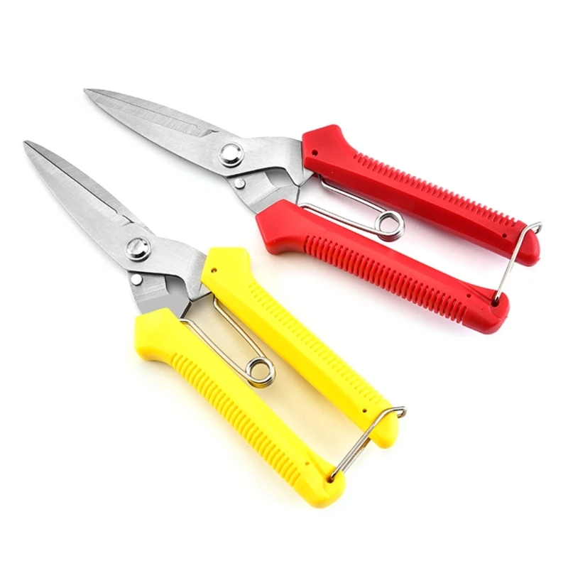 

Garden Straight Stainless Steel Pruner Pruning Shears Snips Bonsai Plant Trimming Scissors Straight