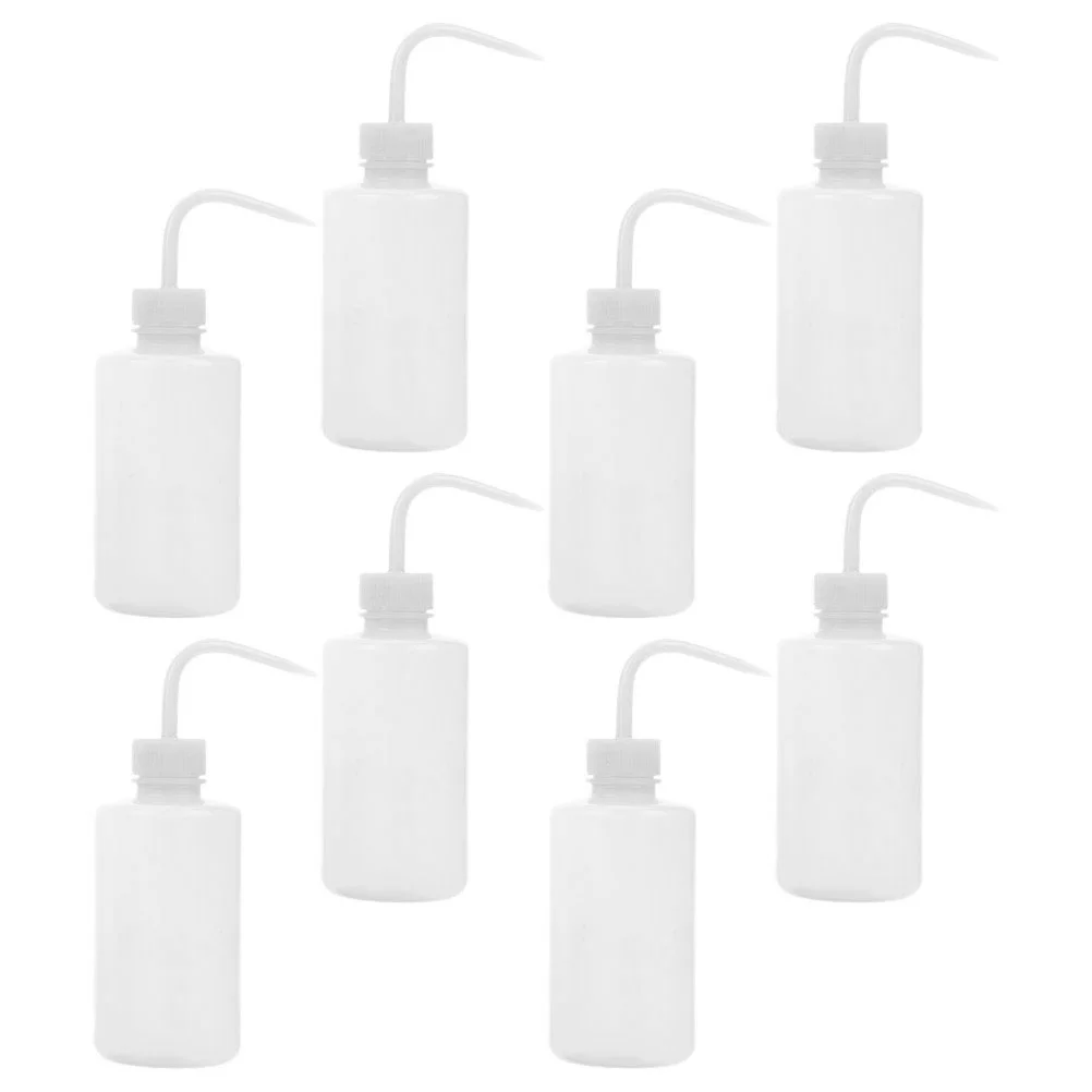 

8 Pcs Plant Watering Kettle Empty Bottle Jugs Flowers Squeeze Bottles Bend Mouth Portable Plastic