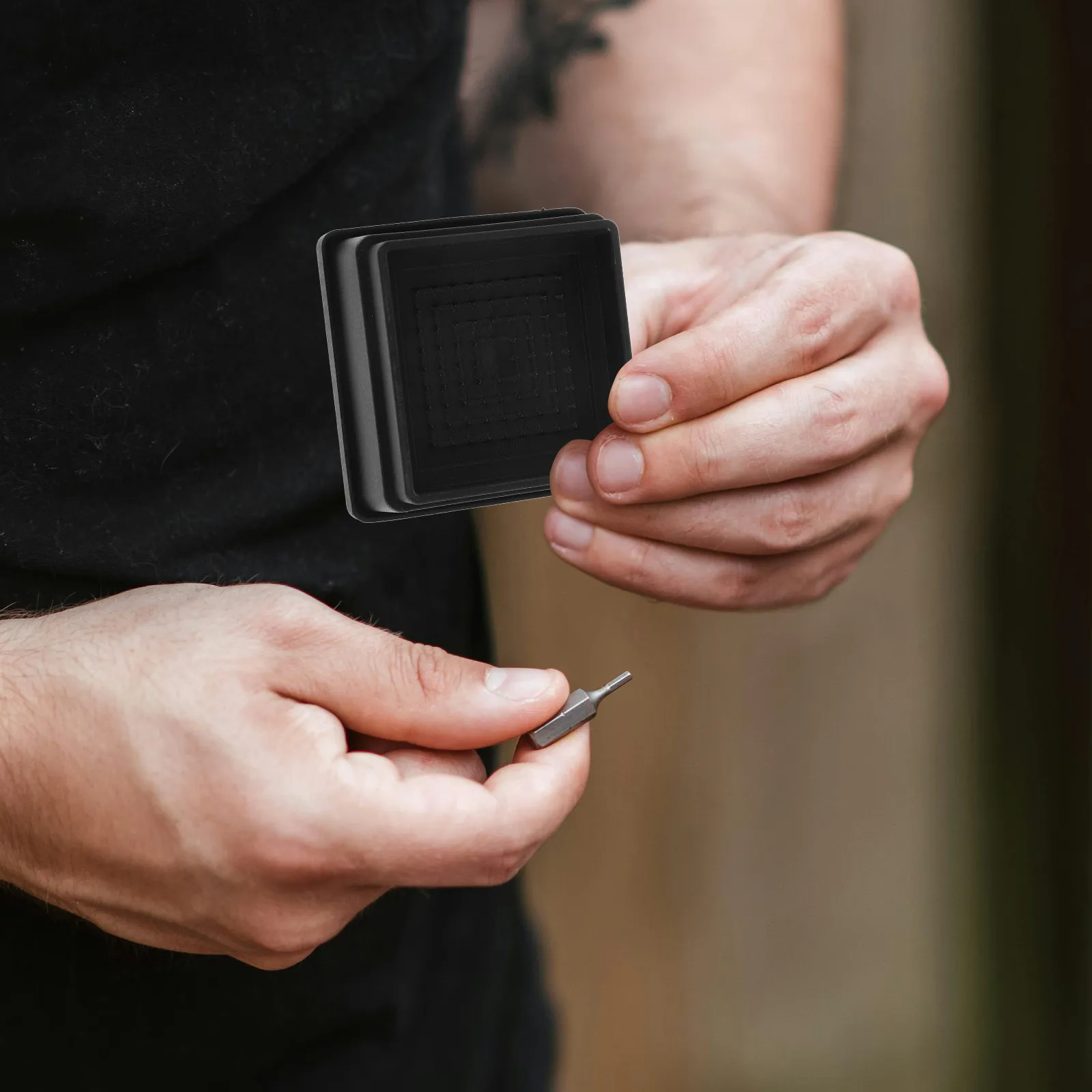 

Stackable Plastic Bed Risers 4Pcs Heavy Duty Non Slip Lifters for Sofa Couch Desk Table Furniture Height Extenders