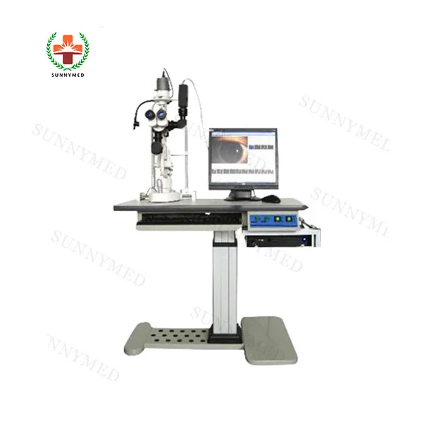 SY-V009 5 Magnification Image Collecting And Analysis System Lab Ophthalmic Video Slit Lamp For Sale