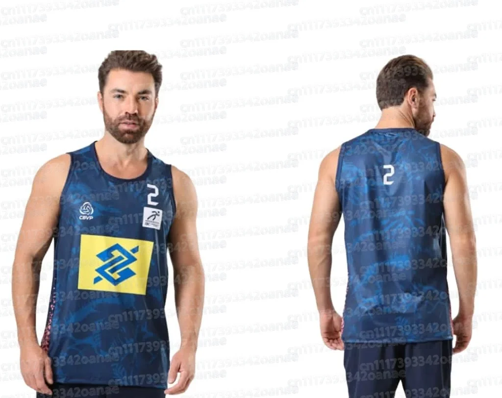 Herren-Volleyballtrikot, ärmelloses Tanktop für Wettkämpfe, Sport-Trainingsweste, Volleyball-Uniform, Unisex, passend für die ganze Familie. – Detail 3