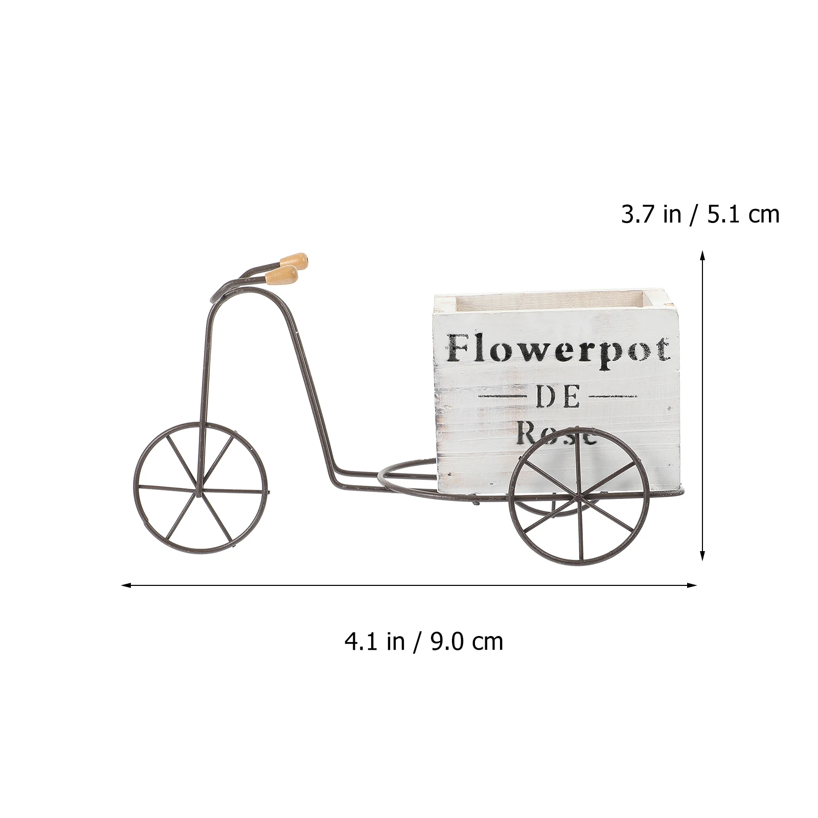 

Fall Flowers Artificial for Decoration Bicycle Stand Bike Flowerpot Holder Tricycle Crafts Adornment