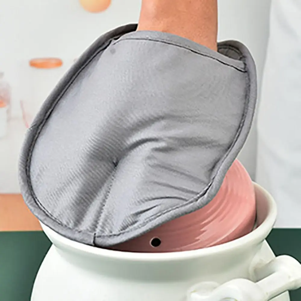 

Multifunctional Anti-scalding Kitchen Oven Gloves Heat Resistant Silicone Heat-insulated Gloves Non-slip Potholder Cooking