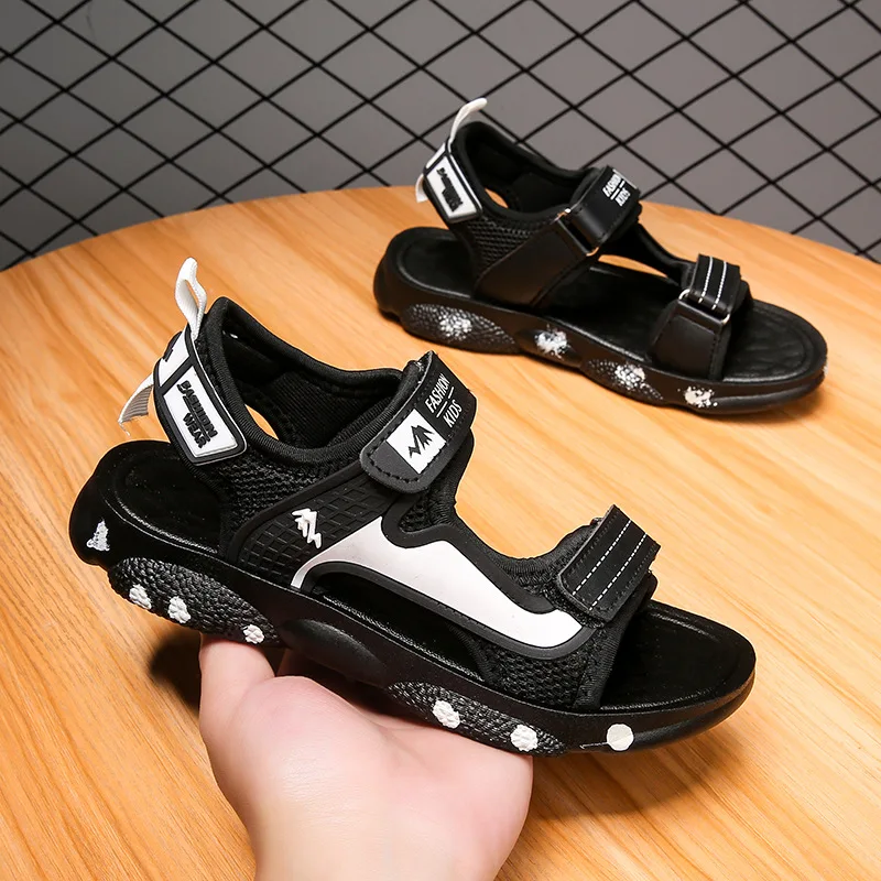 

Boys Sandals Summer Soft Sole Anti Slip Comfortable Lightweight Casual Beach Shoes Factory Wholesale