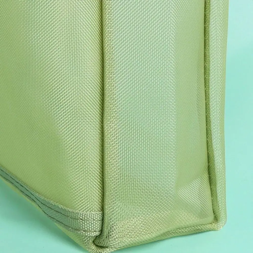 大容量試験紙収納袋モランディカラー広口ファイルフォルダーバッグ厚みのあるメッシュ二層パーティション