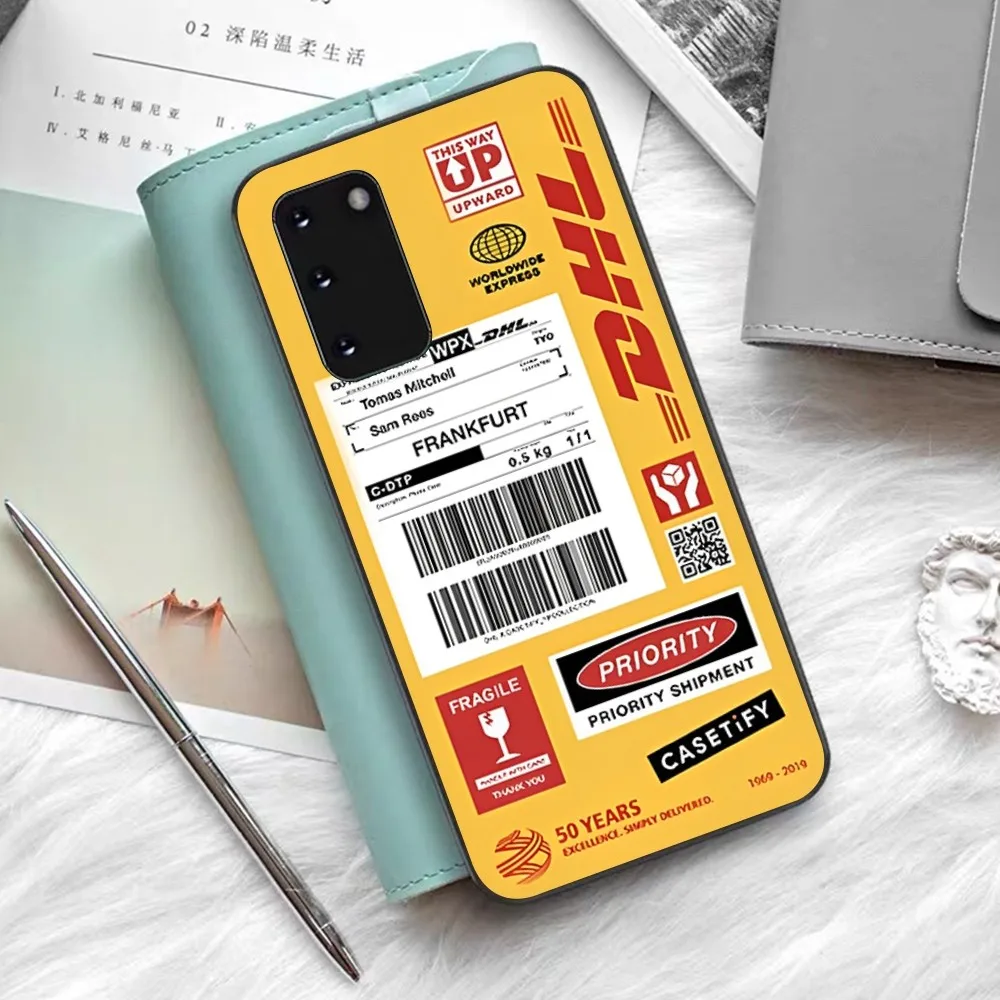 DHL Hot Express 50th Anniversary Edition Phone Case For Samsung S 9 10 20 21 22 23 30 23plus lite Ultra FE S10lite Fundas