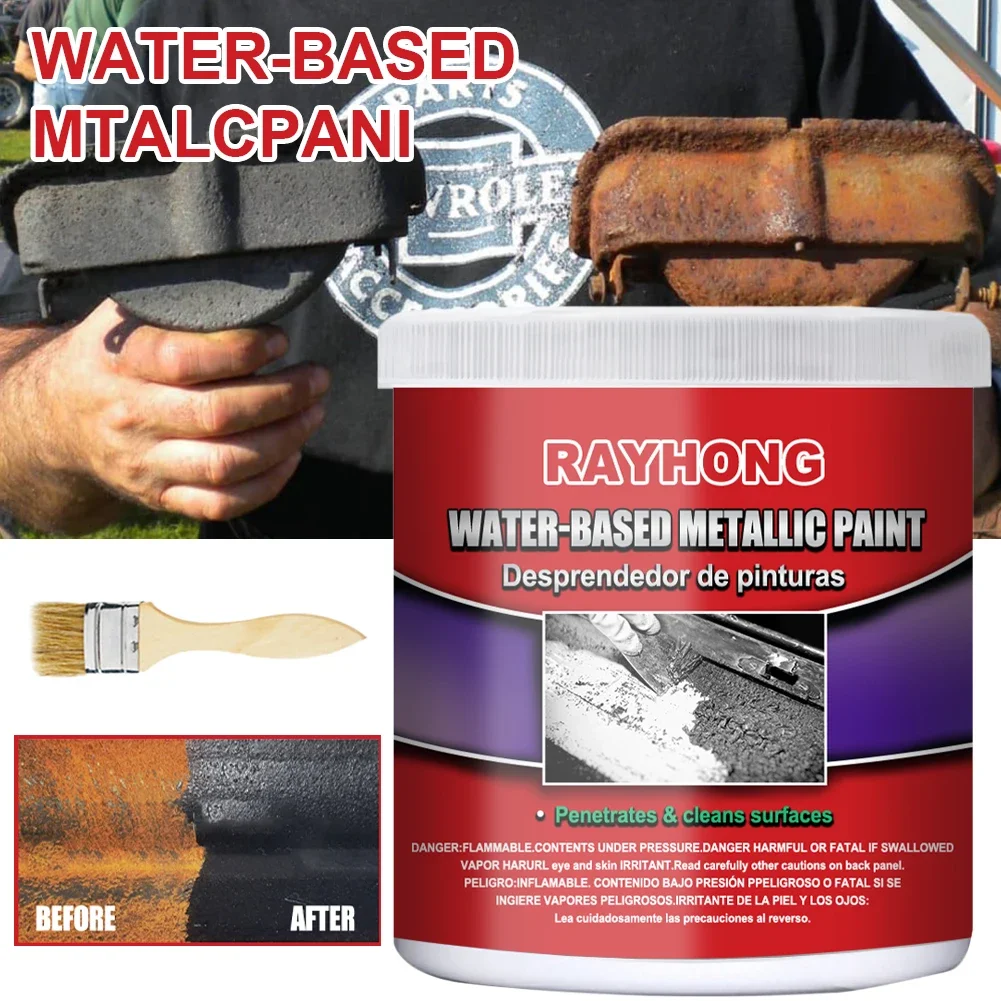 New 100ML Car Chassis Rust Converter Anti-Rust Water-Based Primer Metal Surface Rust Remover Weather-Proof Long Lasting Deruster