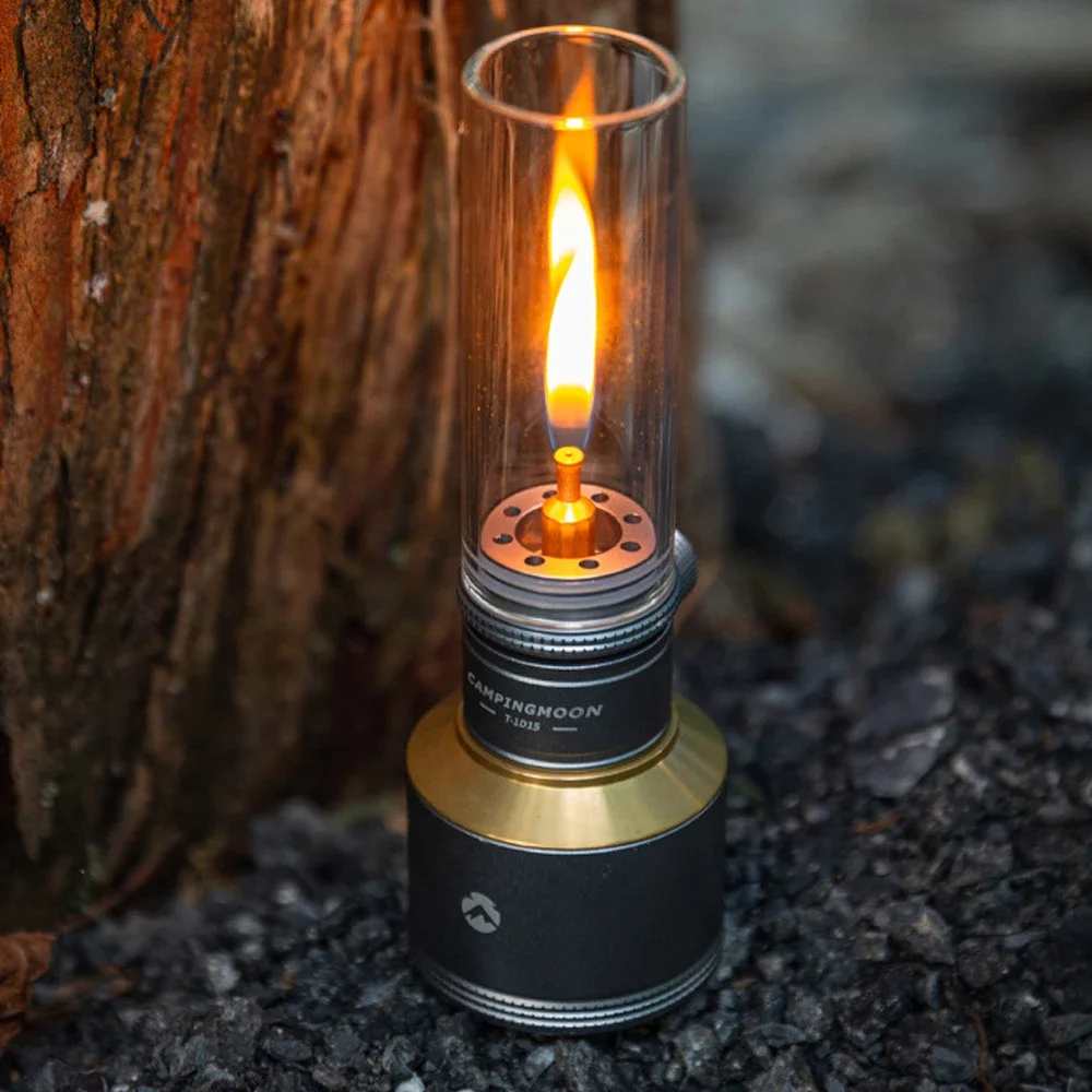 

Candlelight Kit Portable Lamp Windproof CandleLight Outdoor Camping GasBurner Light Tent Lamp Picnic BBQ Fishing Lantern