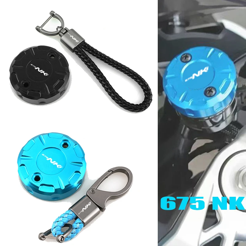 2026 explosions For CFMOTO 675NK 675 NK 2024 2025 Motorcycle Accessories Front Brake Fluid Reservoir Oil Cup Cap And a keychain