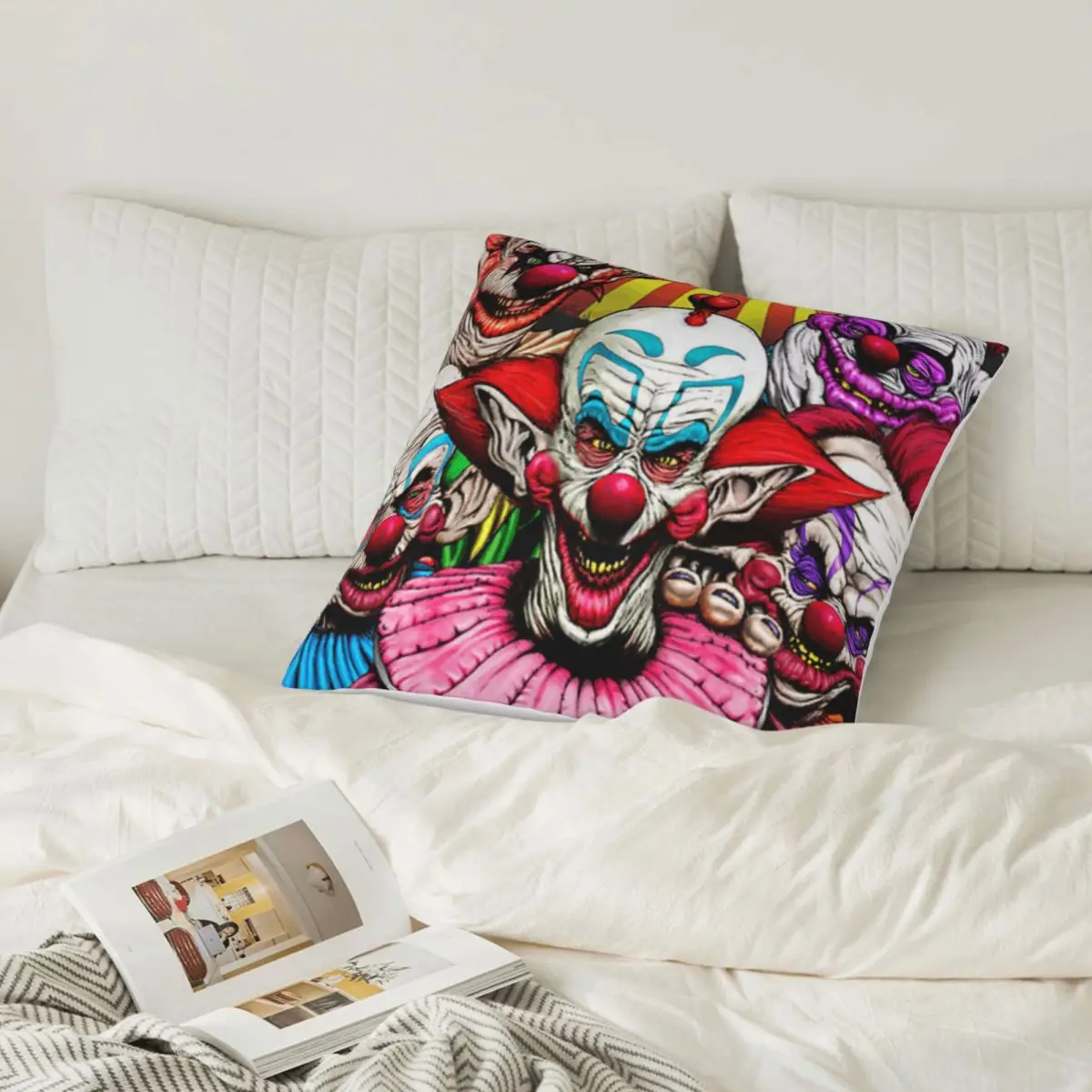 القاتل المهرج من الفضاء الخارجي 01734 وسادة غطاء أريكة وسادة تغطي Dakimakura كيس وسادة غطاء وسادة