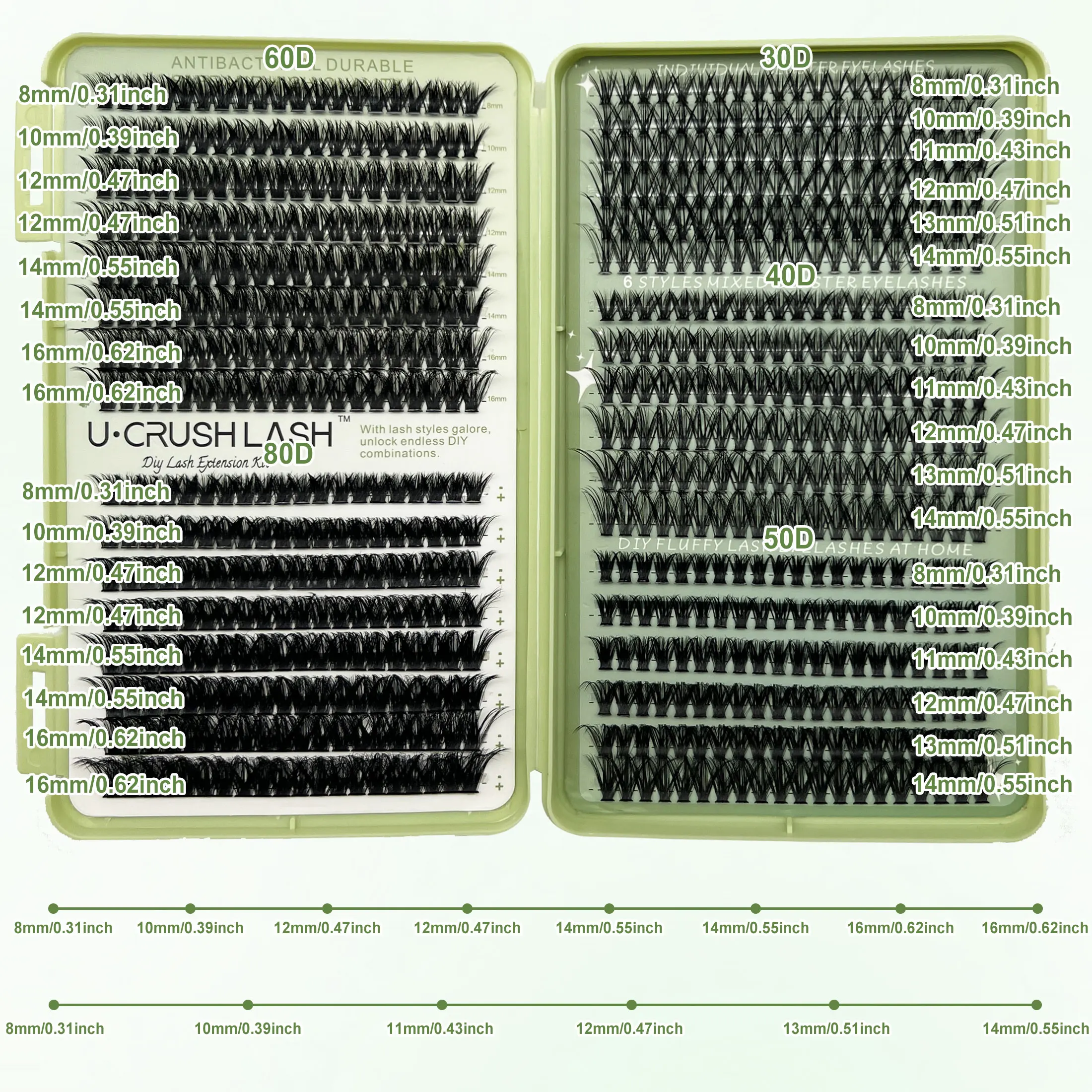 560 クラスター DIY つけまつげセット大容量クラスターまつげブック接着剤リムーバー Twezeer 使用自宅メイクアップギフトセット