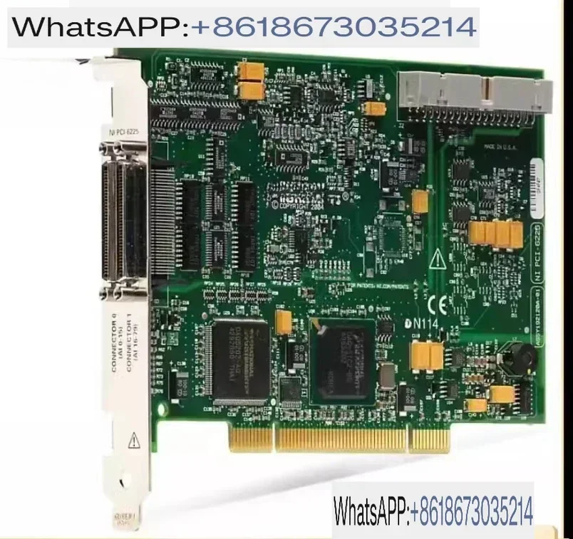 

NI PCI-6225 779295 -01 80 AI (16-бит, 250 кС/с), 2-канальный AO, 24-канальный DIO, многофункциональное устройство ввода-вывода PCI
