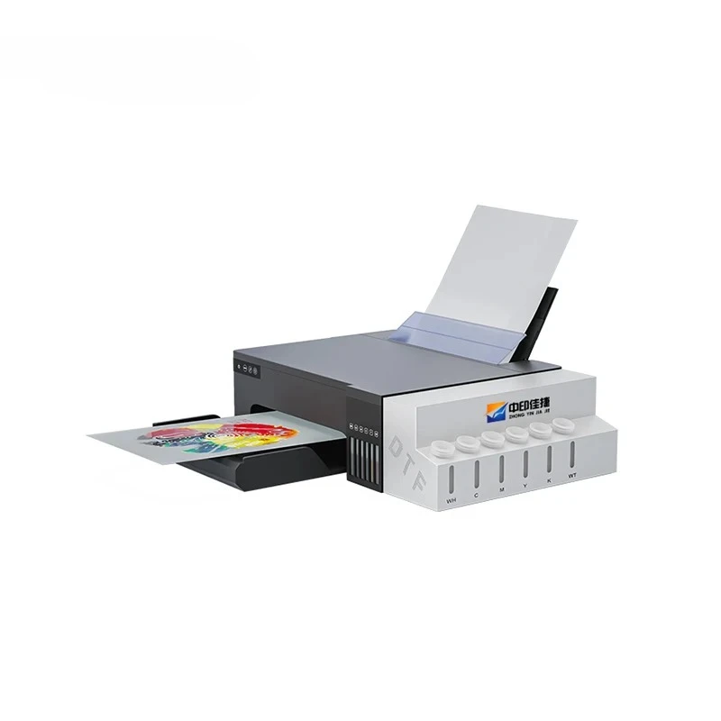 

Fcolor New Smart T-shirt Printing Machine A4 PET Film Transfer DTF Printer L8050 L8058 with Original RIP Software