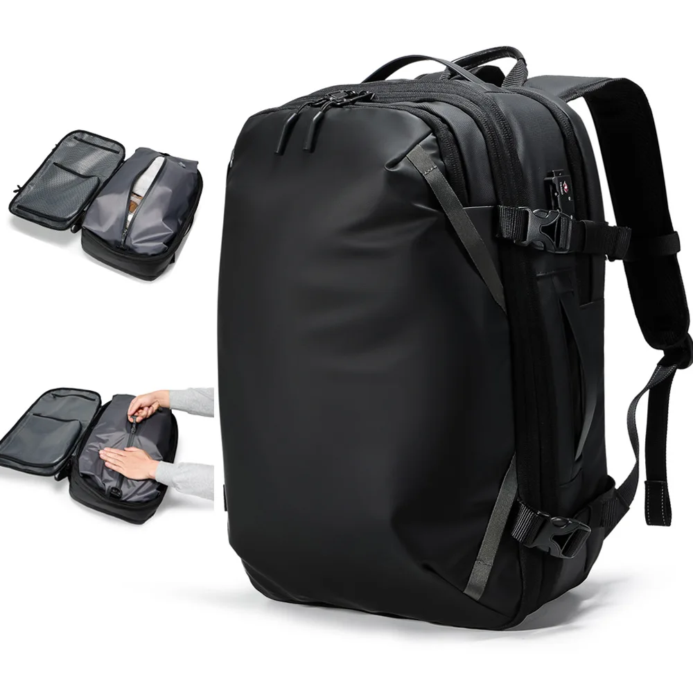 

Men Travel Backpack vacuum compression Laptop Backpack 17 inch Extended Large Capacity school Backpack Hiking Business backpack