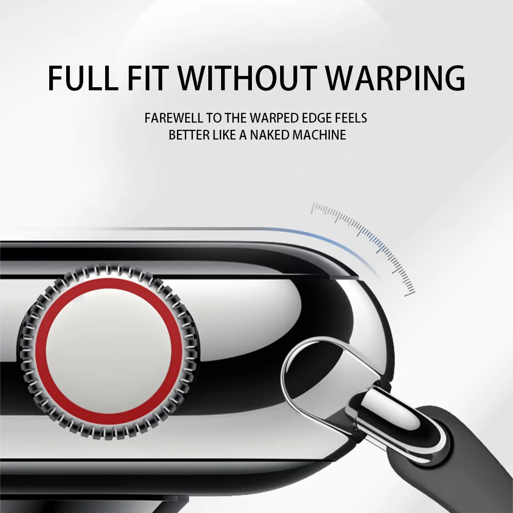 Screen Protector Clear Full Protective Film for Apple Watch 9 8 7 6 SE 5 4 45MM 41MM 40MM 44MM Not Glass for iWatch 8 Ultra 49MM