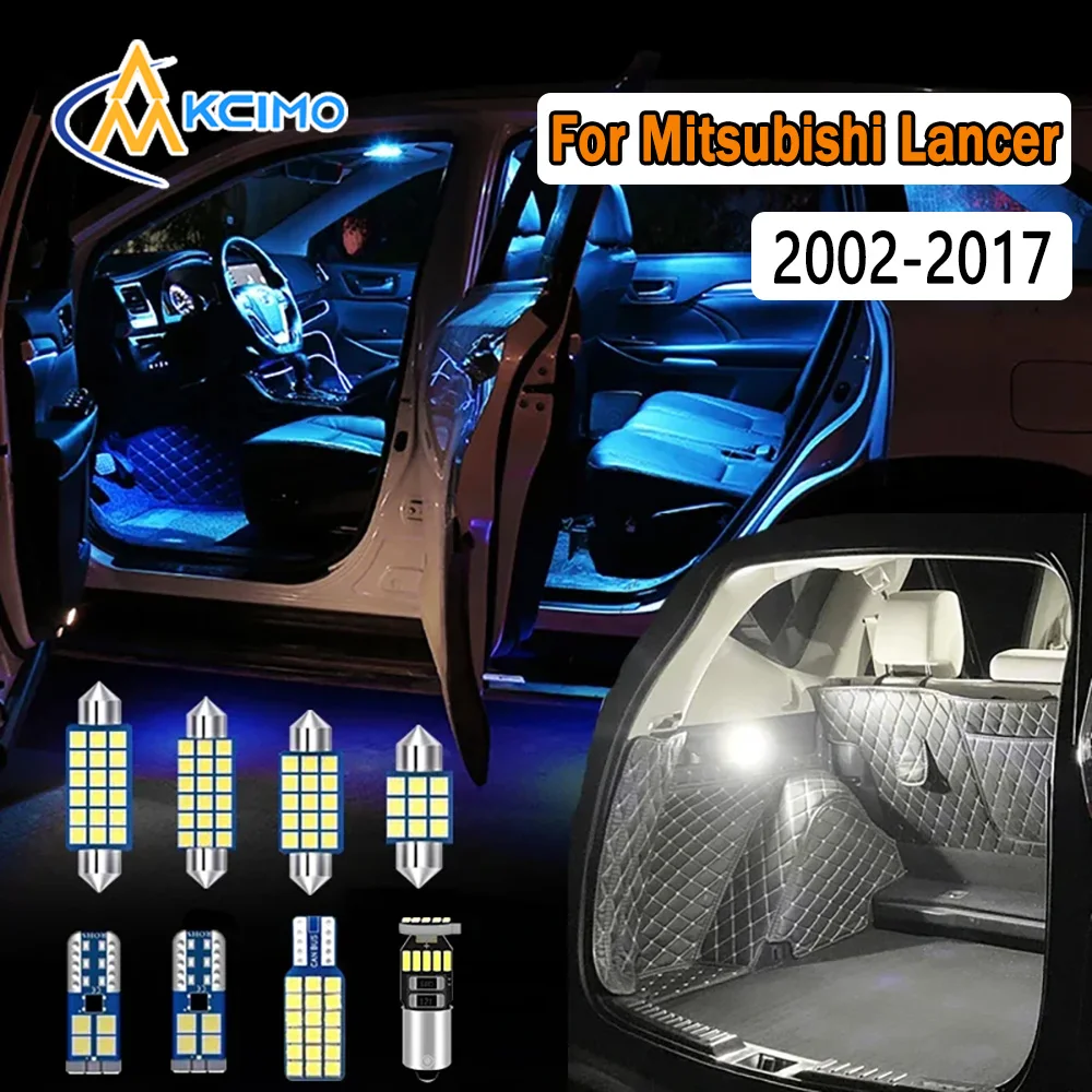 

CANBUS Error-Free LED Interior Lighting Kit Car For Mitsubishi Lancer Evo Evolution 7 8 9 10 VII VIII IX X 2002-2017 Bright Dome