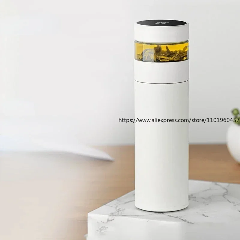 304 Inner Insulated Cup Intelligent Tea Water Separation Stainless Steel High-end Office Tea Making Cup
