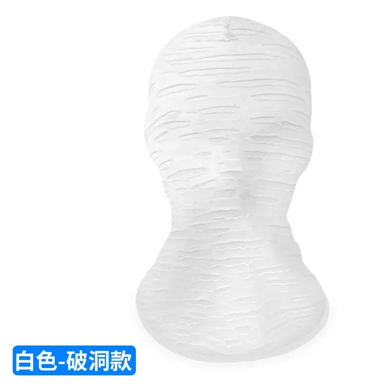 Pasamontañas desgastado Máscara facial completa Sombreros de Halloween Máscara facial elegante para hombres/mujeres