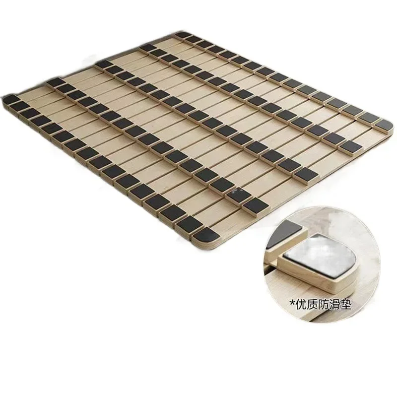Row skeleton tatami breathable roll folding board waist protection hard bed board rollable mattress shelf wholesale
